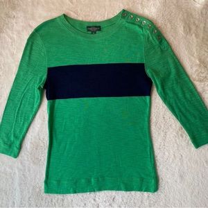 Lauren Ralph Lauren green and navy women’s top